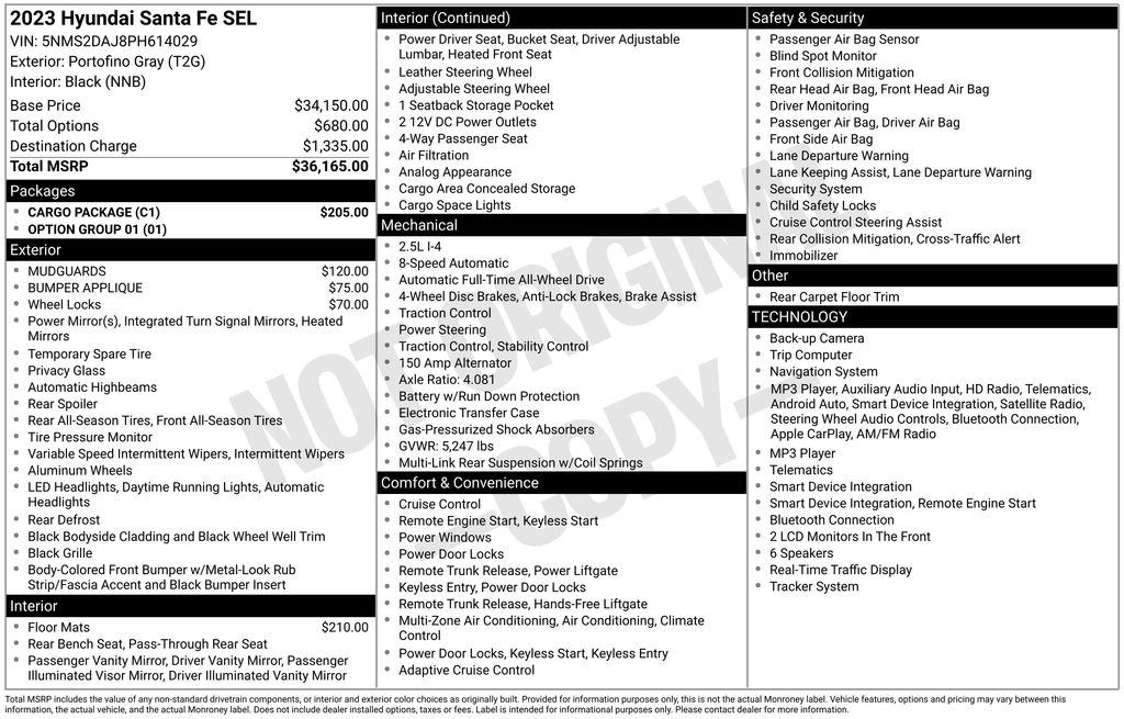 hyundai santa fe 2023 5NMS2DAJ8PH614029 image hyundai santa fe 2023 5NMS2DAJ8PH614029 image